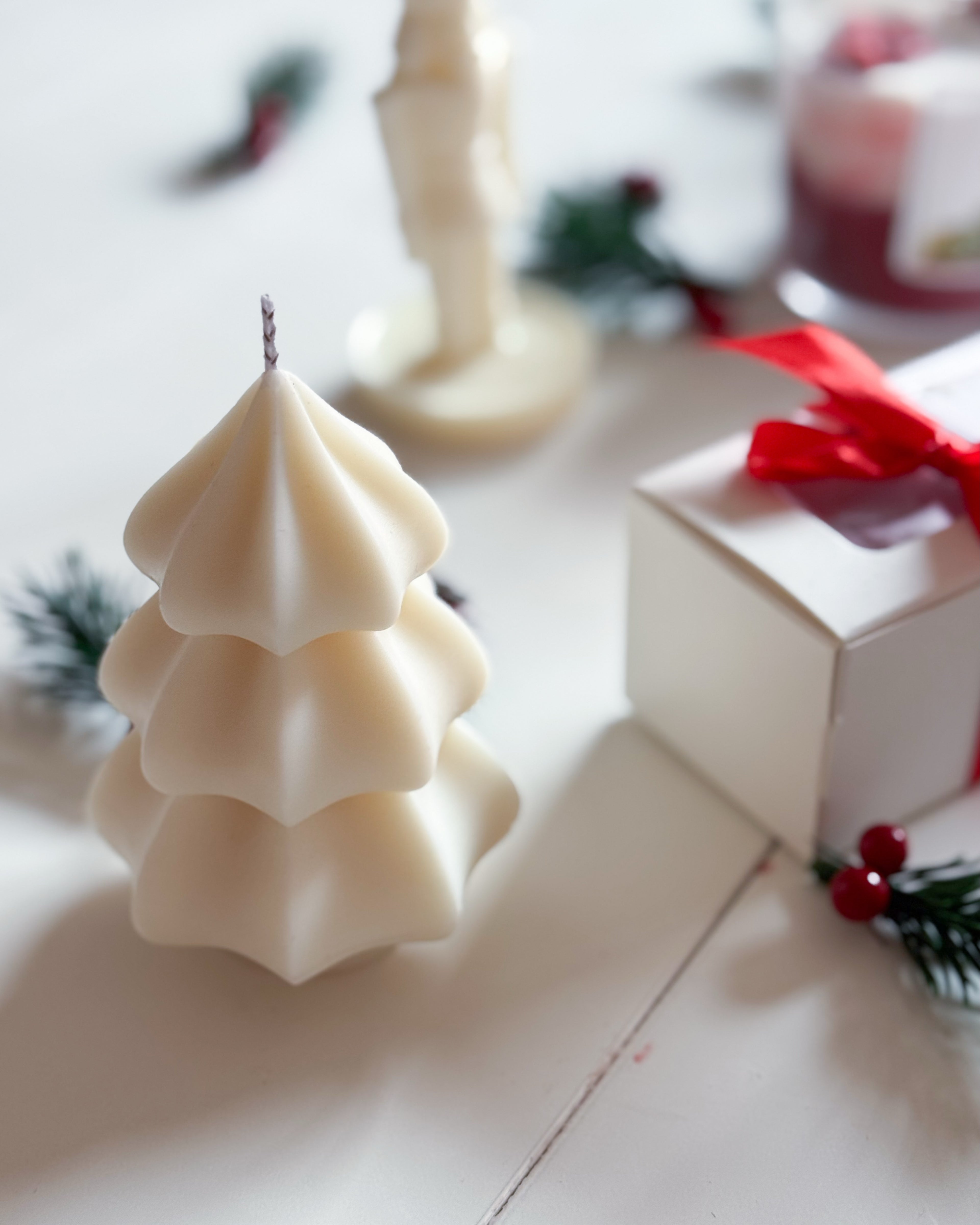 Velas decorativas de Navidad