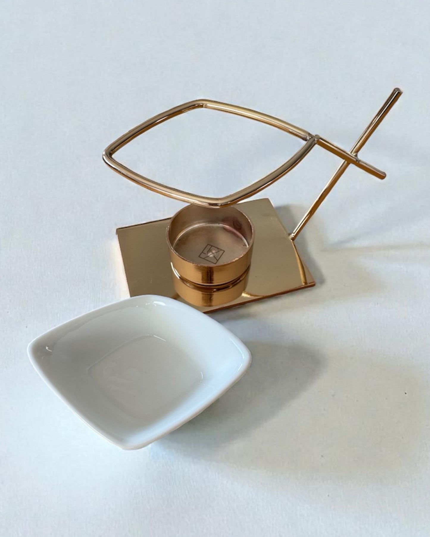 Quemador de metal y cerámica