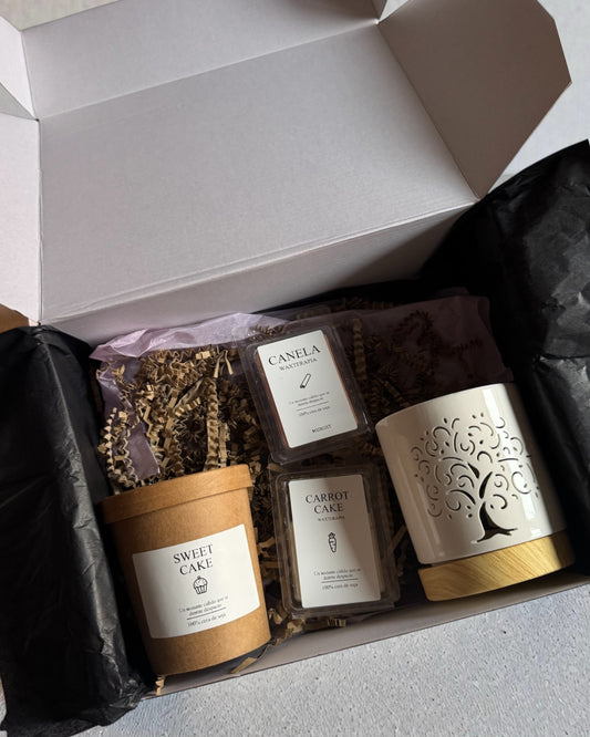 Caja Regalo Wax Melts + Quemador