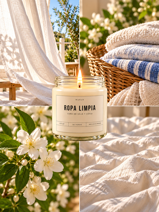 Vela Aromática Ropa Limpia
