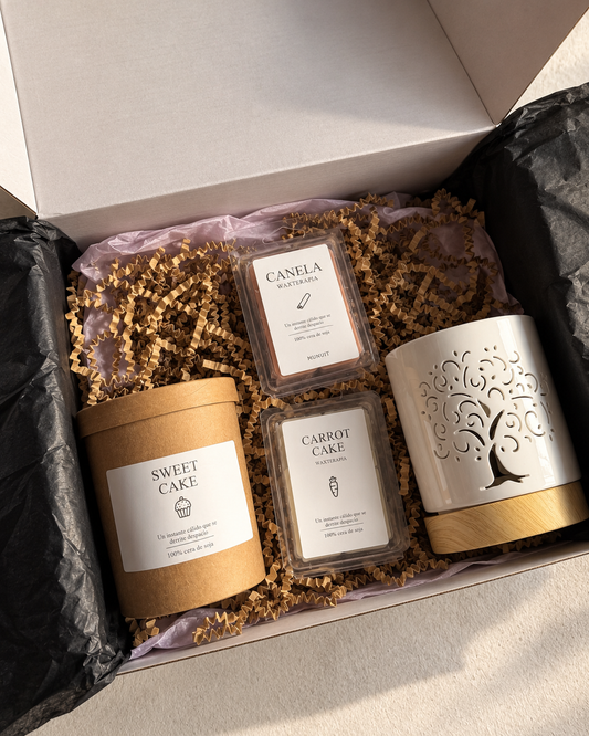 Caja Regalo Wax Melts + Quemador